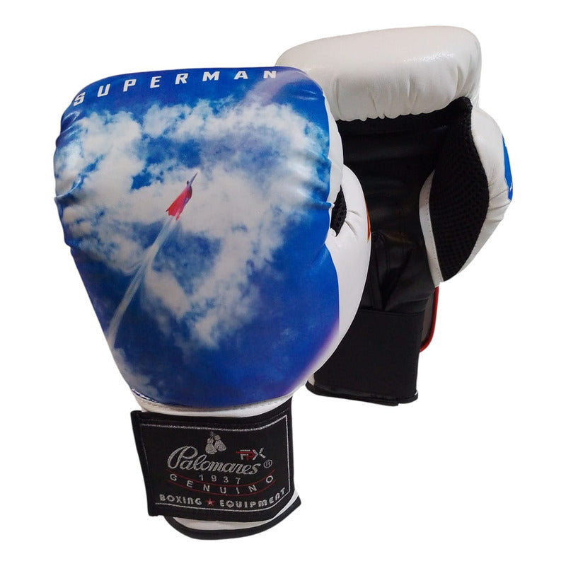Guante Box Ed,uni Adul 14,16oz Poster Superman Palomares Fpx