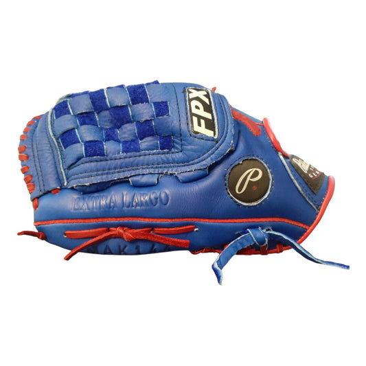 Manopla Beisbol Azul/roj Zurda Palomares Genuino Fpx Azul/rojo Adulto