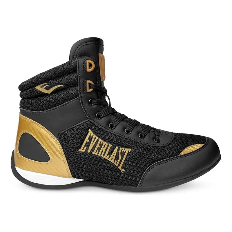 Tenis Everlast 1118 Boxeo Negro Dorado Fpx Negro Geométrico 27 Mx