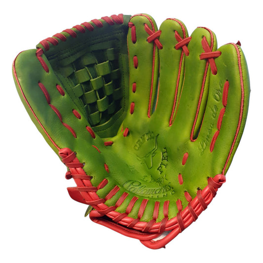 Guante Manopla Beisbol G350 Verd Palomares Genuino Fpx Verde Musgo Juvenil/ Adulto