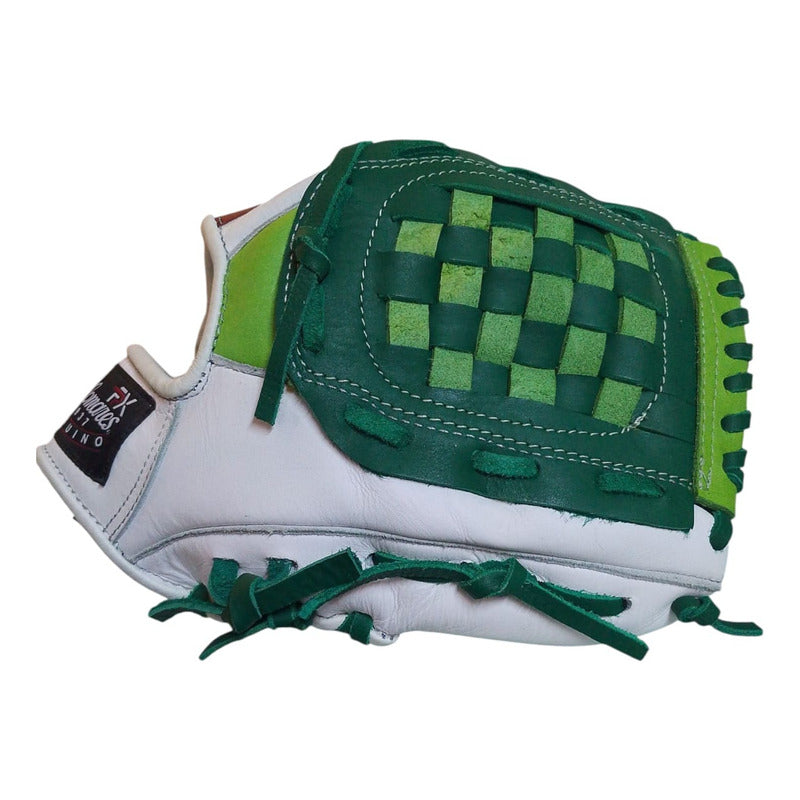 Guante Manopla Beisbol 12  Tricolormex Macramé Ed.unica Fpx Blanco Juvenil/adulto