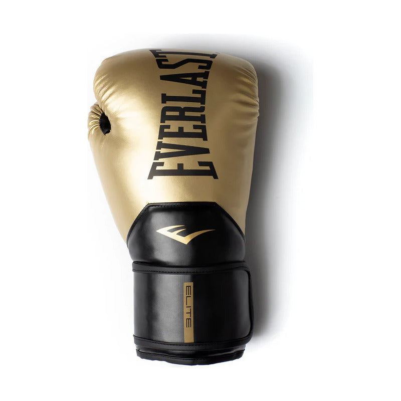 Guante Box Elite Dorado Con Negro Everlast  Xe231