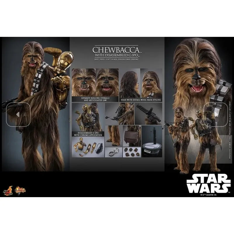 Hot Toys Chewbacca And C-3po Star Wars 1/6 Fpx