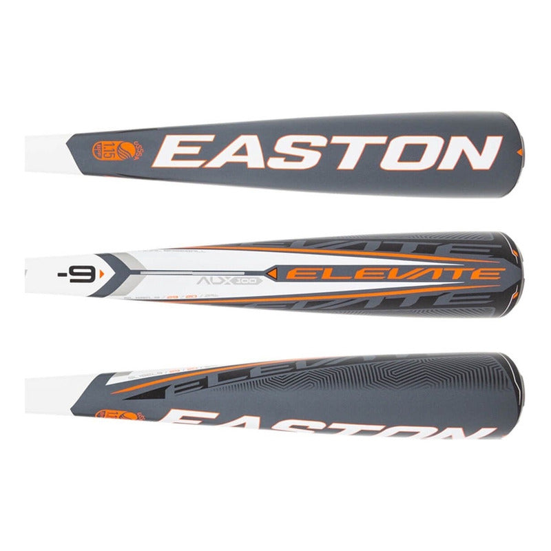 Bate Béisbol Easton Tbr12 Aluminio 32  2 3/4  Acolchado Negro C/ Blanco