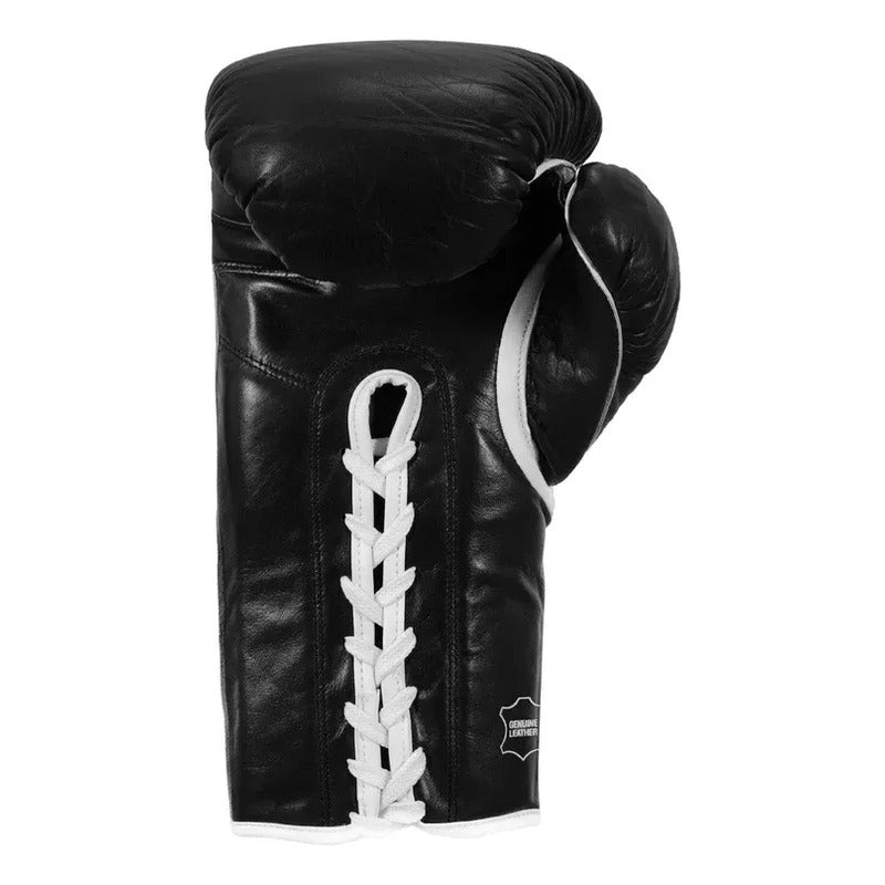 Guante Box Title Boxing Old School Agujeta Blck Fpx 16 Oz Negro