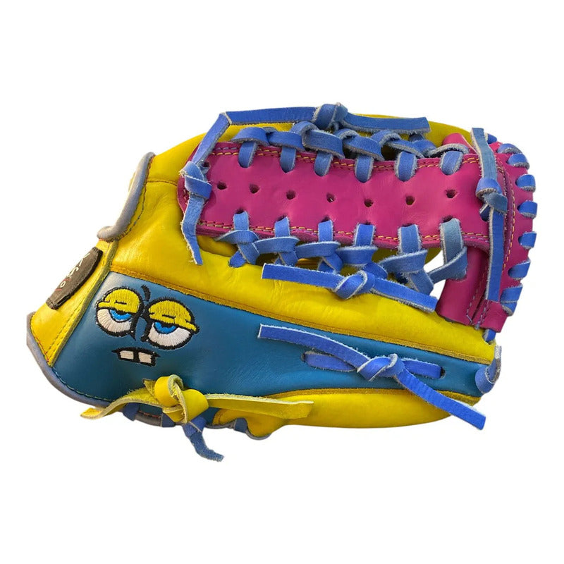 Guante Manopla Beisbol 12.5 Tramp Bob Esponja Palomares Fpx Tejido Azul Juvenil/ Adulto