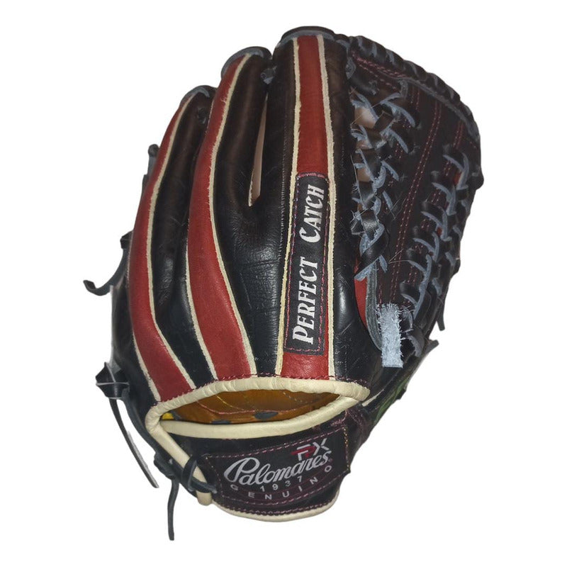 Guante Manopla Beisbol 13pLG Adulto Tejido1260 Palomares Fpx Negro/rojo Adulto