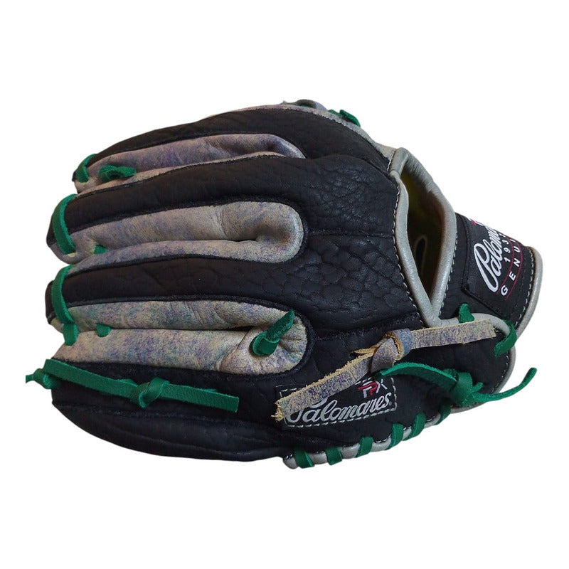 Guante Manopla Beisbol 1285 11  Ed.unica Piel Palomares Fpx Verde Musgo Juvenil/adulto
