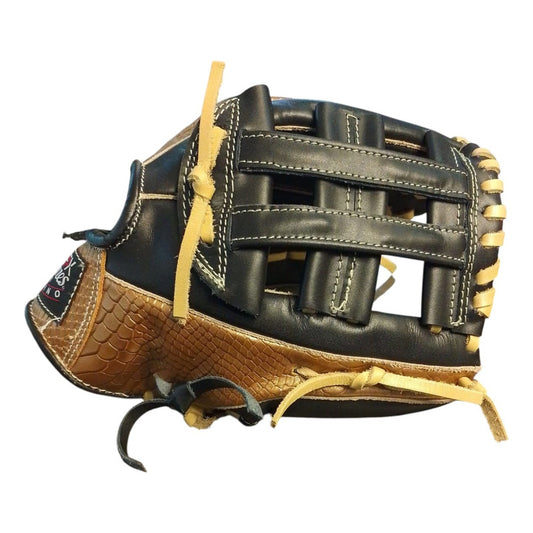 Guante Manopla Beisbol/softbol 12 PuLG M.1285 Palomares Fpx Negro Dorado Juvenil/ Adulto
